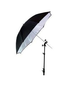 Smith-Victor 32" Black Backed, Silver Umbrella