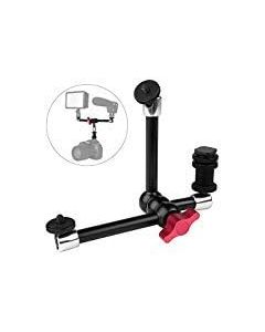 KAMTCHE Camera Arm. Adjustable Friction Power 3 Arms Articulating Magic Arm Tripod. Compatible with DSLR Camera Rig, LED Video Lights, Field Monitor and Flash Light, Microphones, LED & LCD Monitor