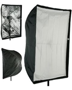 ePhoto 24" x 36" Photography Studio Speedlite Flash Umbrella Type Softbox Works on Nikcon Canon AlienBees Soft6090