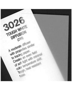 Rosco Cinegel Tough White Diffusion, 20 x 24 inches Sheet of Light Diffusing Material