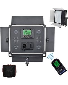 Yidoblo E-2000 Daylight LED Continuous Photography Light Panel, 140W 11000 Lumen Photo Studio Video Film Lighting with Remote Control, Barndoor and Carrying Bag