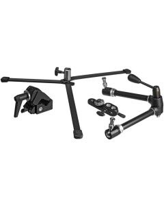 Manfrotto 143 Magic Arm Kit with Umbrella Bracket Super Clamp and Backlite Base