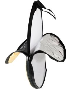 PhotoTrust 5 in1 Pocket Reflector-Super Portable Tiny Reflector 12"/30cm Collapsible Multi-Disc Photography Light Reflector Diffuser-Silver/Gold/Black/White/Translucent for Studio/Macro Photography