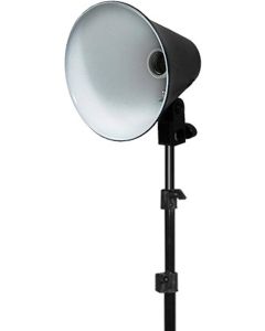 Juilius Studio 6.5 Inch Photography Continuous Light Head with Reflector and 86 Inch Adjustable Light Stand/Accent, Side, Background Lighting, Photo/Video Studio Lighting Kit PROMO26_AM1