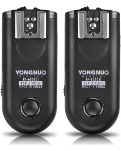 YONGNUO RF-603C-II-C3 Wireless Remote Flash Trigger Kit for Canon 1D 5D 7D 10D 20D 30D 40D 50D