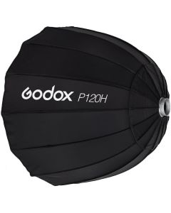 P120H 48" Deep Parabolic Softbox for Studio Video Flash Light, Bowens Mount, Hi-Temperature Resistant