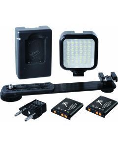 Xit XTLEDKIT Mini Portable LED Light Kit (Black)