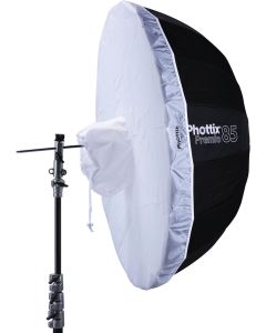 Phottix Premio Diffuser (for 85cm/33 Reflective Umbrella) - Silver Interior & Black Exterior